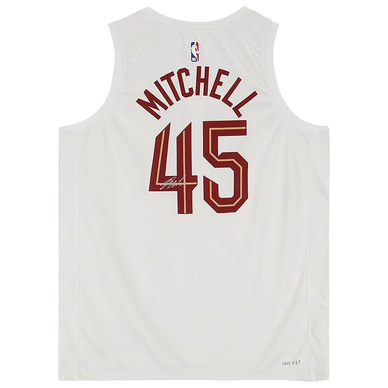 Donovan Mitchell Cleveland Cavaliers Autographed White Nike 2022-2023 Association Edition Swingman Jersey