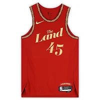 Donovan Mitchell Cleveland Cavaliers Autographed Wine Nike 2023-24 City Edition Swingman Jersey 