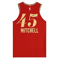 Donovan Mitchell Cleveland Cavaliers Autographed Wine Nike 2023-24 City Edition Swingman Jersey 