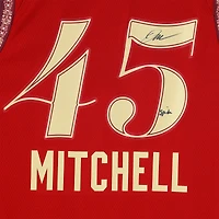 Maillot Nike City Edition Swingman 2023-24 signé Donovan Mitchell des Cleveland Cavaliers avec inscription « Spida »