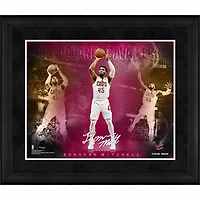 Donovan Mitchell Cleveland Cavaliers Fac-similé Signature Encadré 16" x 20" Collage des étoiles du jeu