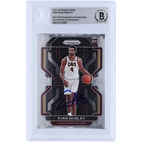 Carte de recrue authentifiée signée Evan Mobley Cleveland Cavaliers Panini Prizm #325 2021-22 Beckett Fanatics