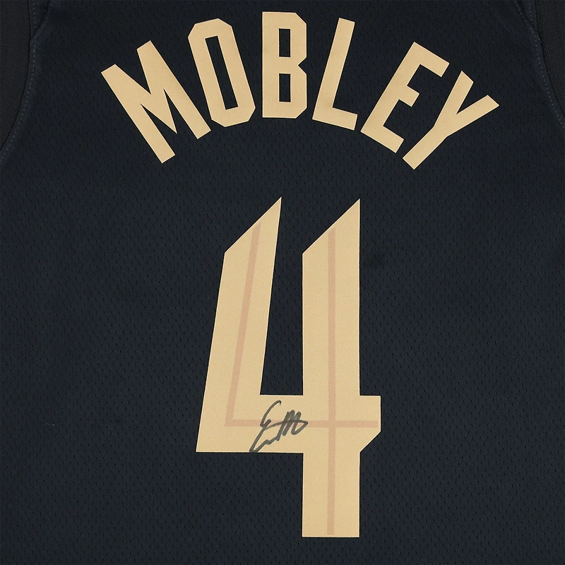 Evan Mobley Cleveland Cavaliers Autographed Black Jordan Brand 2022-23 Statement Edition Jersey 