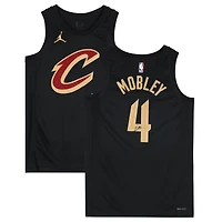Evan Mobley Cleveland Cavaliers Autographed Black Jordan Brand 2022-23 Statement Edition Jersey 