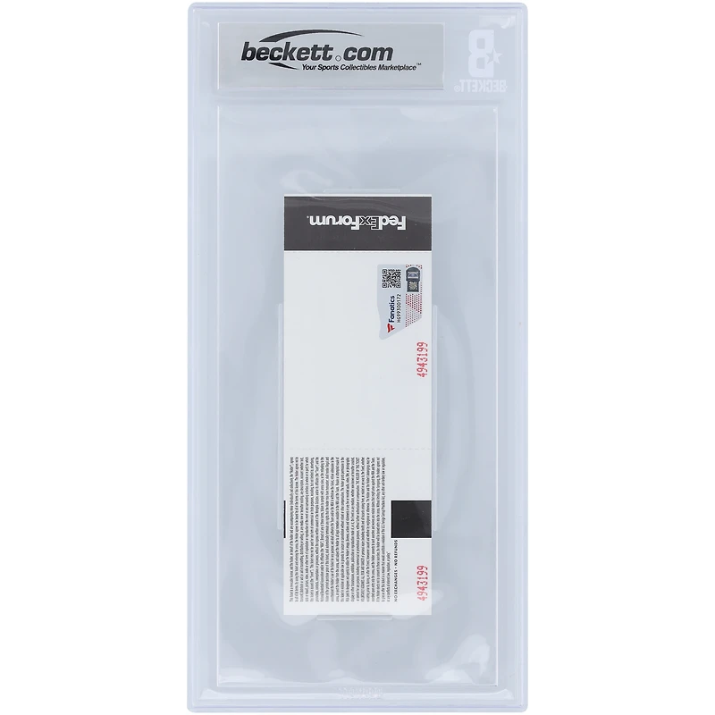 Evan Mobley Cleveland Cavaliers Autographed NBA Debut Ticket