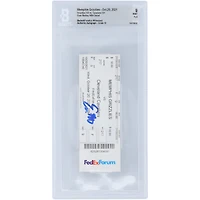 Evan Mobley Cleveland Cavaliers Autographed NBA Debut Ticket