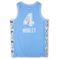 Maillot Nike Swingman City Edition 2024-25 autographié par Evan Mobley des Cleveland Cavaliers avec inscription « 4th Quarter Ev »