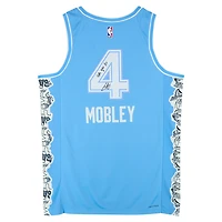 Evan Mobley Cleveland Cavaliers Autographed Nike 2024-25 City Edition Swingman Jersey with "4th Quarter Ev" Inscription