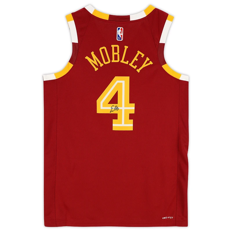 Evan Mobley Cleveland Cavaliers Autographed Nike Red 2021-22 Mixtape Swingman Jersey