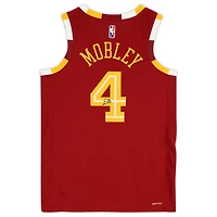 Evan Mobley Cleveland Cavaliers Autographed Nike Red 2021-22 Mixtape Swingman Jersey