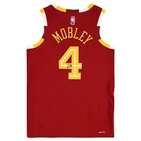Evan Mobley Cleveland Cavaliers Autographed Nike Red 2021-22 Mixtape Swingman Jersey