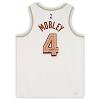 Evan Mobley Cleveland Cavaliers Autographed White Nike 2022-23 City Edition Swingman Jersey