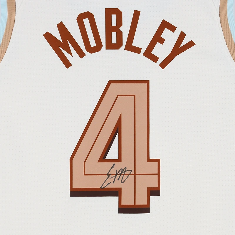 Evan Mobley Cleveland Cavaliers Autographed White Nike 2022-23 City Edition Swingman Jersey