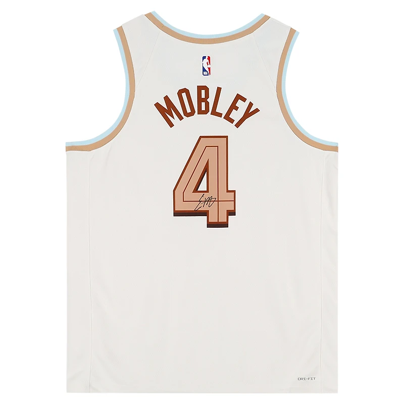 Evan Mobley Cleveland Cavaliers Autographed White Nike 2022-23 City Edition Swingman Jersey