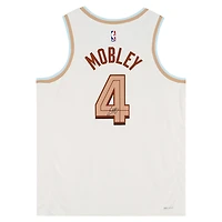 Evan Mobley Cleveland Cavaliers Autographed White Nike 2022-23 City Edition Swingman Jersey