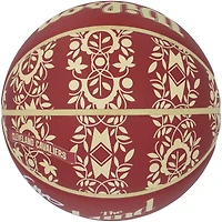 Ballon de basket-ball de collection Wilson 2023-24 City Edition autographié par Evan Mobley des Cleveland Cavaliers
