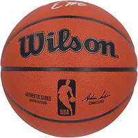 Evan Mobley Cleveland Cavaliers Autographed Wilson Authentic Series Indoor/Outdoor Basketball with "2025 DPOY" Inscription