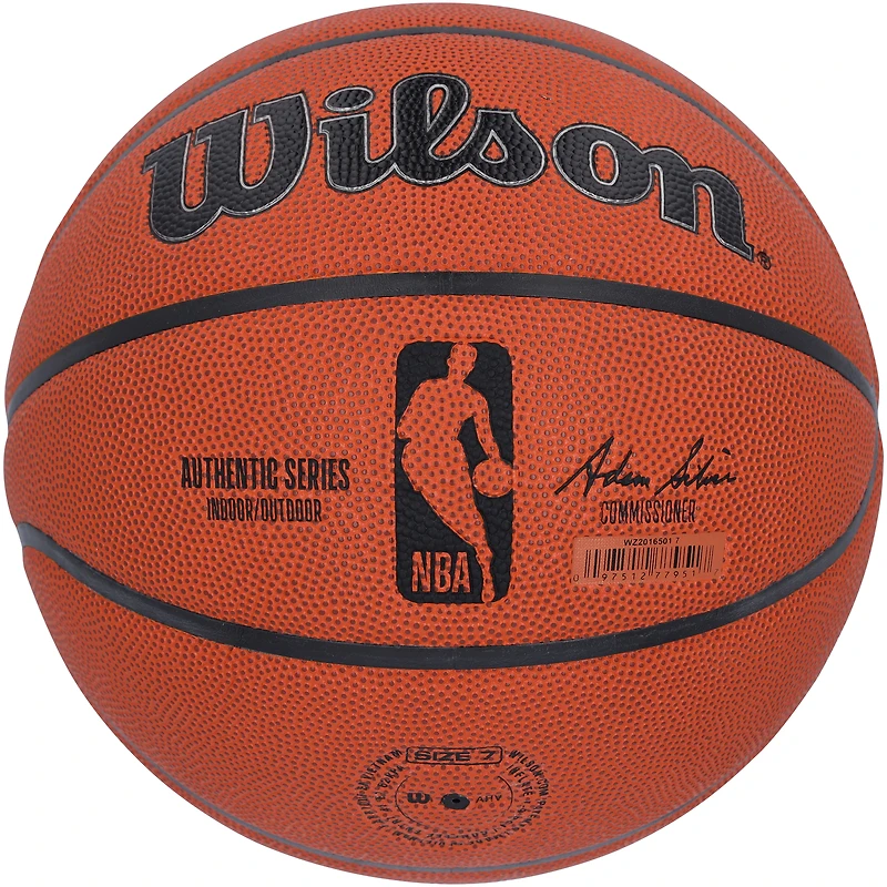 Evan Mobley Cleveland Cavaliers Autographed Wilson Authentic Series Indoor/Outdoor Basketball with "2025 DPOY" Inscription