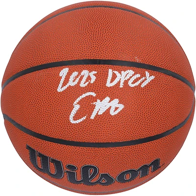 Evan Mobley Cleveland Cavaliers Autographed Wilson Authentic Series Indoor/Outdoor Basketball with "2025 DPOY" Inscription