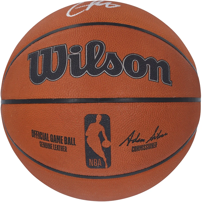 Evan Mobley Cleveland Cavaliers Autographed Wilson Official Game Basketball