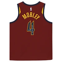 Maillot Nike Swingman dédicacé par Evan Mobley des Cleveland Cavaliers avec inscription « 2021 #3 Pick »