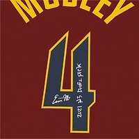 Evan Mobley Cleveland Cavaliers Autographed Wine Nike Swingman Jersey with "2021 #3 Pick" Inscription