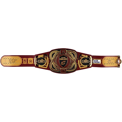 Evan Mobley Cleveland Cavaliers Autographed WWE Legacy Title Belt with Multiple Inscriptions
