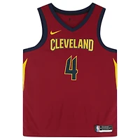 Maillot Nike Icon Swingman autographié par Evan Mobley Wine des Cleveland Cavaliers avec l'inscription « 2022 Rising Star »