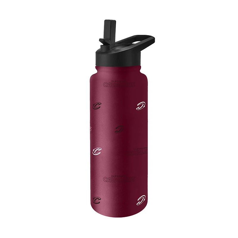 Logo Brands Cleveland Cavaliers 34oz. Steep and Repeat Quencher Bottle