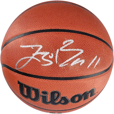 Ballon de basket-ball intérieur/extérieur Wilson Authentic Series autographié par Lonzo Ball Cleveland Cavaliers