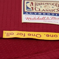 Men's Mitchell & Ness LeBron James Wine Cleveland Cavaliers Hardwood Classics 2015/16 Authentic Jersey
