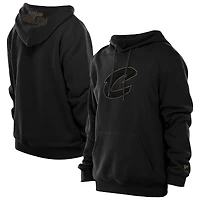 Men's New Era  Black Cleveland Cavaliers Tonal Color Pop Premium Pullover Hoodie