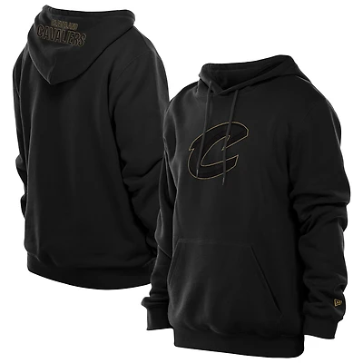 Sweat à capuche noir Cleveland Cavaliers de New Era pour homme, couleur tonale, pop, qualité supérieure
