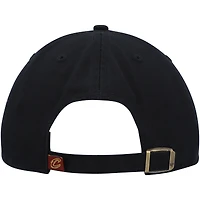 Men's '47 Black Cleveland Cavaliers Alternate Logo Clean Up Adjustable Hat