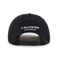 Casquette ajustable noire « 47 » pour homme des Cleveland Cavaliers, Every Time Past Champs Hitch