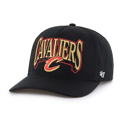 Casquette ajustable noire « 47 » pour homme des Cleveland Cavaliers, Every Time Past Champs Hitch
