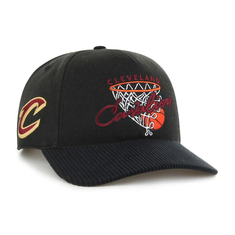 Casquette ajustable noire « 47 Cleveland Cavaliers Nothing But Net Hitch » pour homme