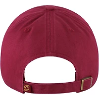 Men's '47 Wine Cleveland Cavaliers Core Wordmark Clean Up Adjustable Hat