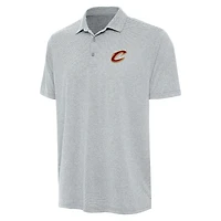 Polo gris chiné Antigua pour homme, motif Cleveland Cavaliers