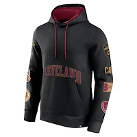 Sweat à capuche noir Fanatics pour hommes des Cleveland Cavaliers Home Court
