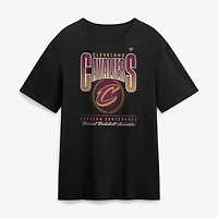 T-shirt oversize à motif graphique des Cleveland Cavaliers noirs de Fanatics pour homme