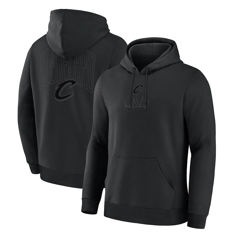 Sweat à capuche noir des Cleveland Cavaliers de Fanatics pour hommes