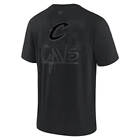 Men's Fanatics Cleveland Cavaliers Blackout Heavyweight T-Shirt
