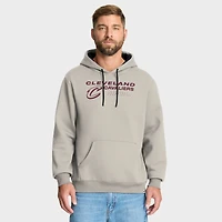 Men's Fanatics Off White Cleveland Cavaliers Crossover Collection Blocked Shot Premium Pullover Hoodie