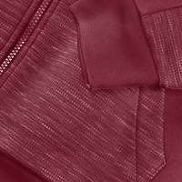 Men's Fanatics Wine Cleveland Cavaliers Back Door Cut Play Defender Full-Zip Hoodie
