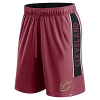 Short de défenseur Fanatics Wine Cleveland Cavaliers Game Winner pour hommes