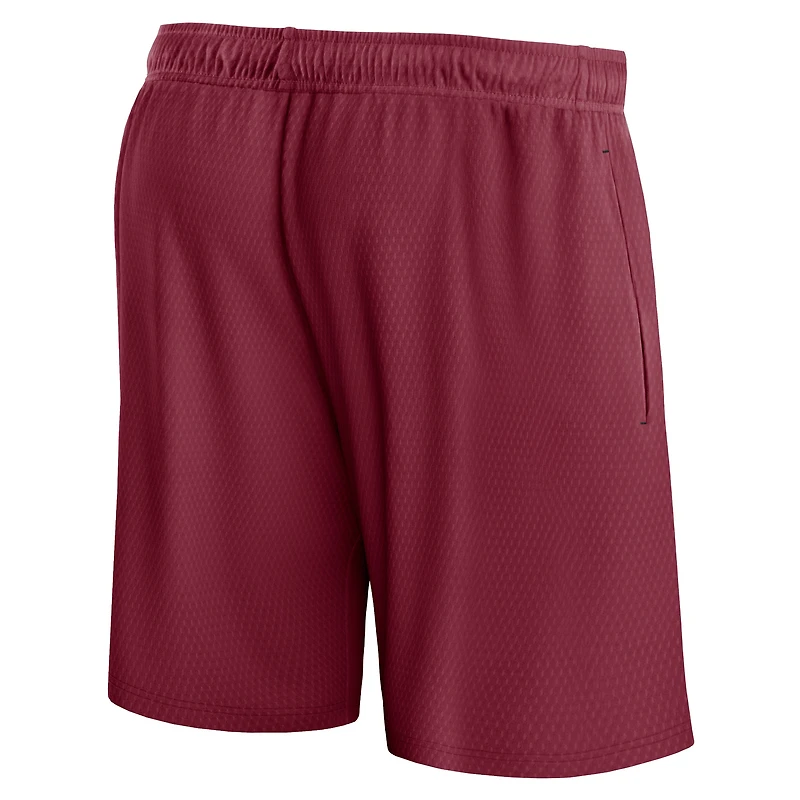 Short en maille Fanatics Wine Cleveland Cavaliers Post Up pour hommes