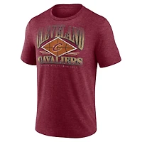T-shirt tri-blend Power Phase True Classics de Cleveland Cavaliers pour hommes Fanatics Wine