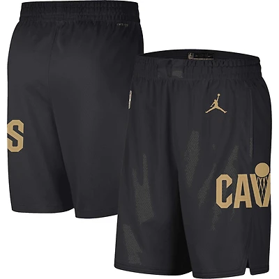 Men's Jordan Brand Black Cleveland Cavaliers 2022/2023 Statement Edition Swingman Performance Shorts