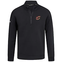 Pull noir à fermeture éclair quart de tour Accolade Cushion Cleveland Cavaliers pour homme Levelwear